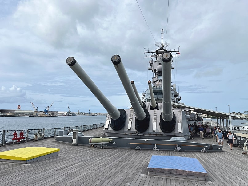 USS Missouri battleship, Oahu, Hawaii