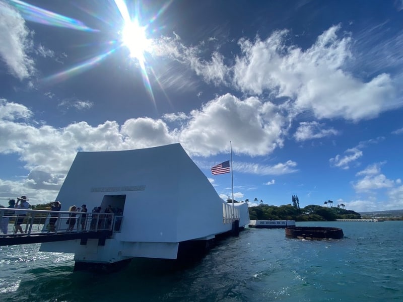 USS Arizona battleship, Oahu, Hawaii