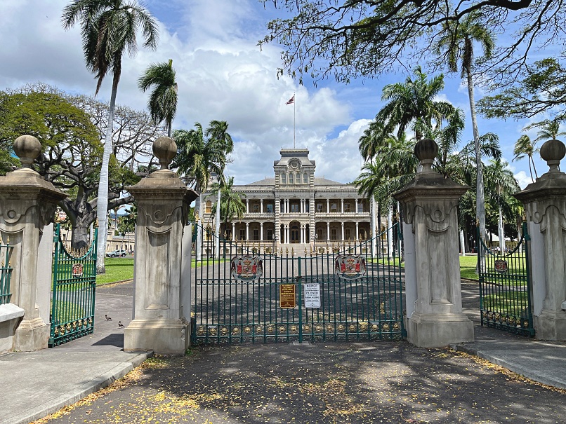 Iolani Palace, Oahu, Hawaii