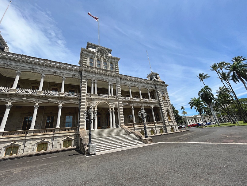 Iolani Palace, Oahu, Hawaii