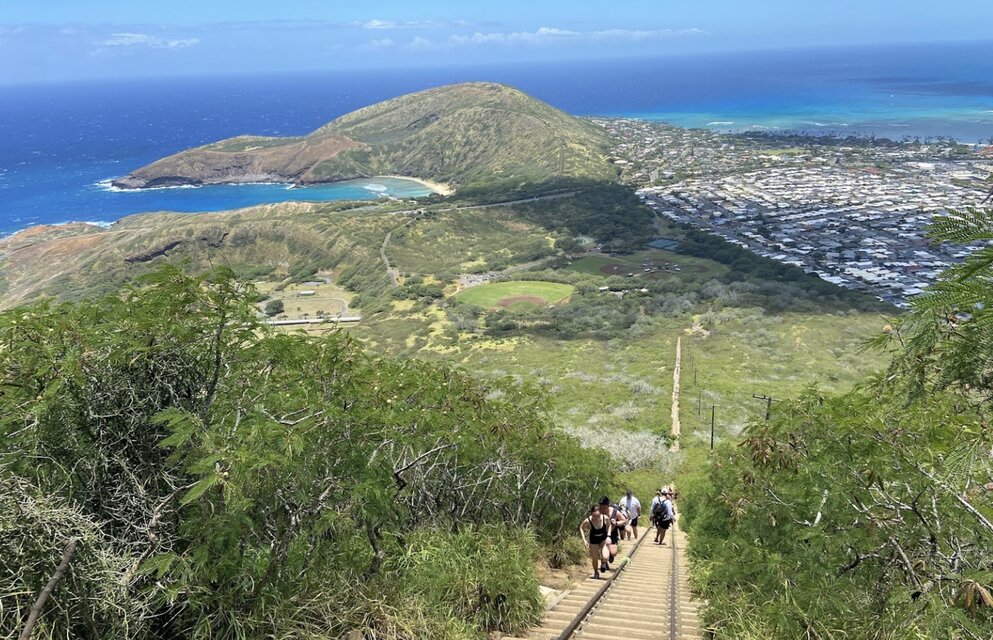 Koko Head Hiking Trail, Honolulu, Hawaii