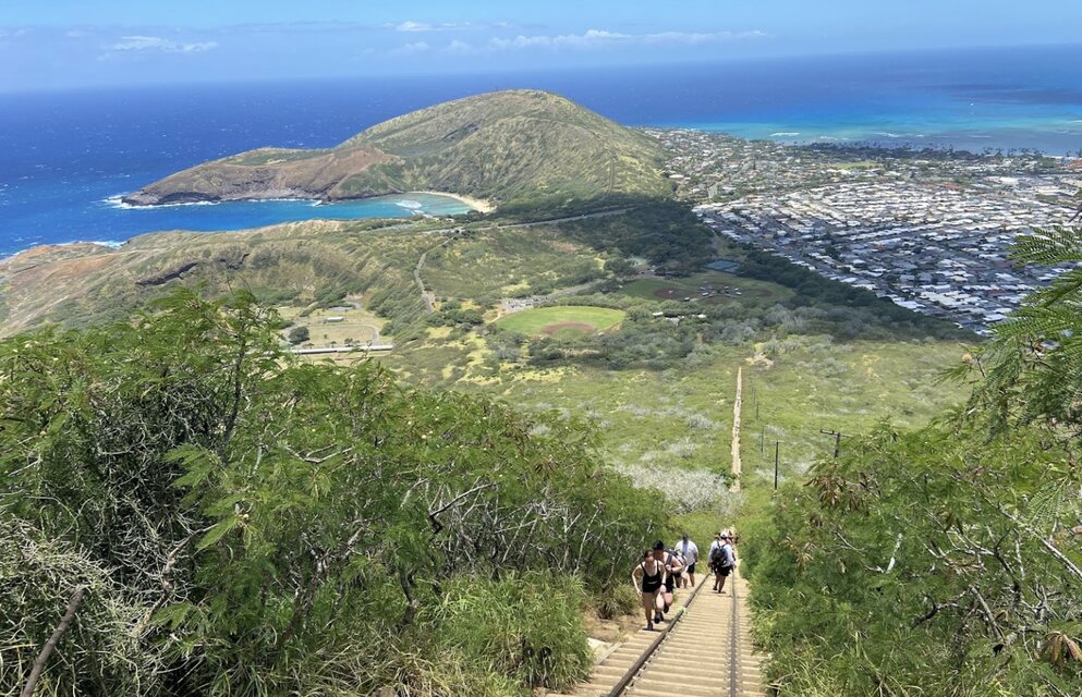 Koko Head Hiking Trail, Honolulu, Oahu, Hawaii