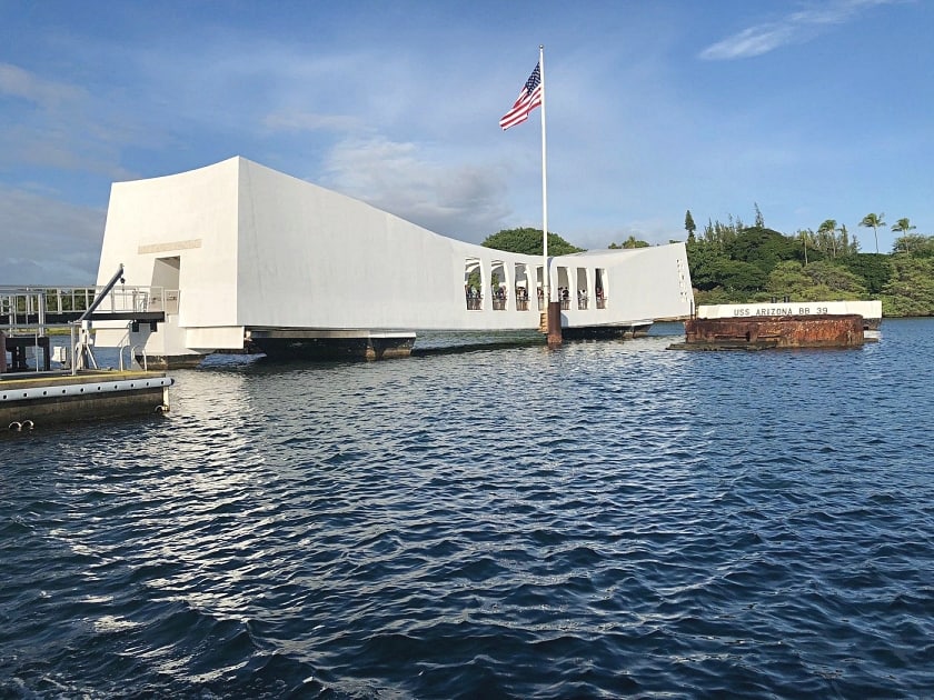 The USS Arizona Memorial, Honolulu, Oahu, Hawaii