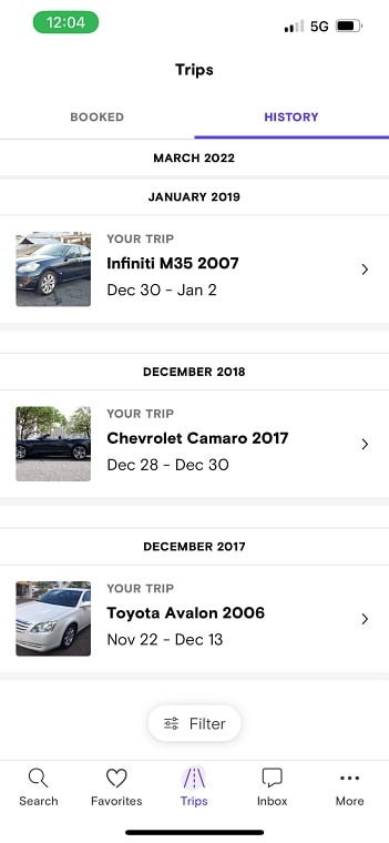 Find car rental on turo.com, Honolulu, Hawaii