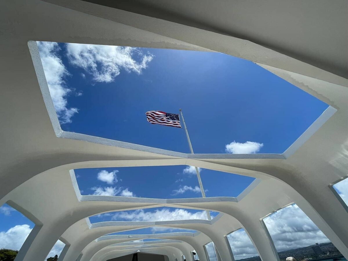 The USS Arizona Memorial, Honolulu, Hawaii